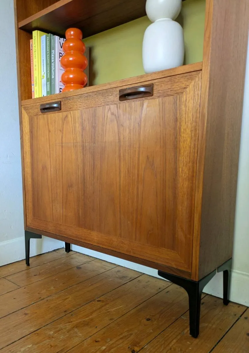 Mid Century G Plan Bookcase / Drinks Cabinet - Image 3