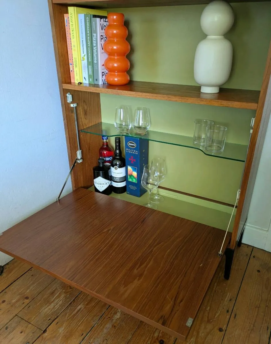 Mid Century G Plan Bookcase / Drinks Cabinet - Image 4