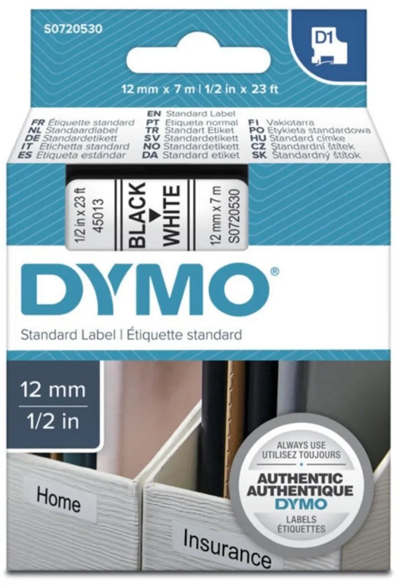 Assorted Original Dymo Label Cartridges - Image 1