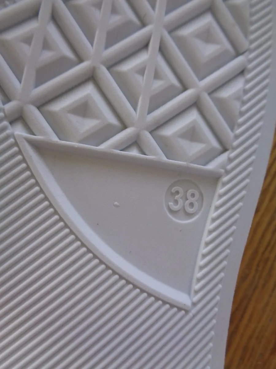 Ladies White, Summer Lace Trainers for Sale - Image 3
