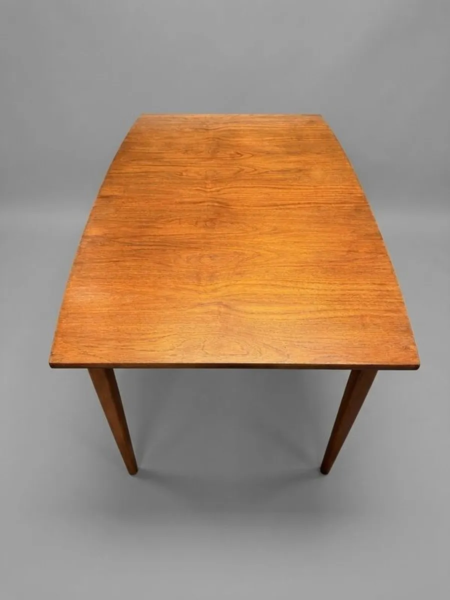 Mid Century Modern Vintage Scandinavian Teak Dining Table - Image 2