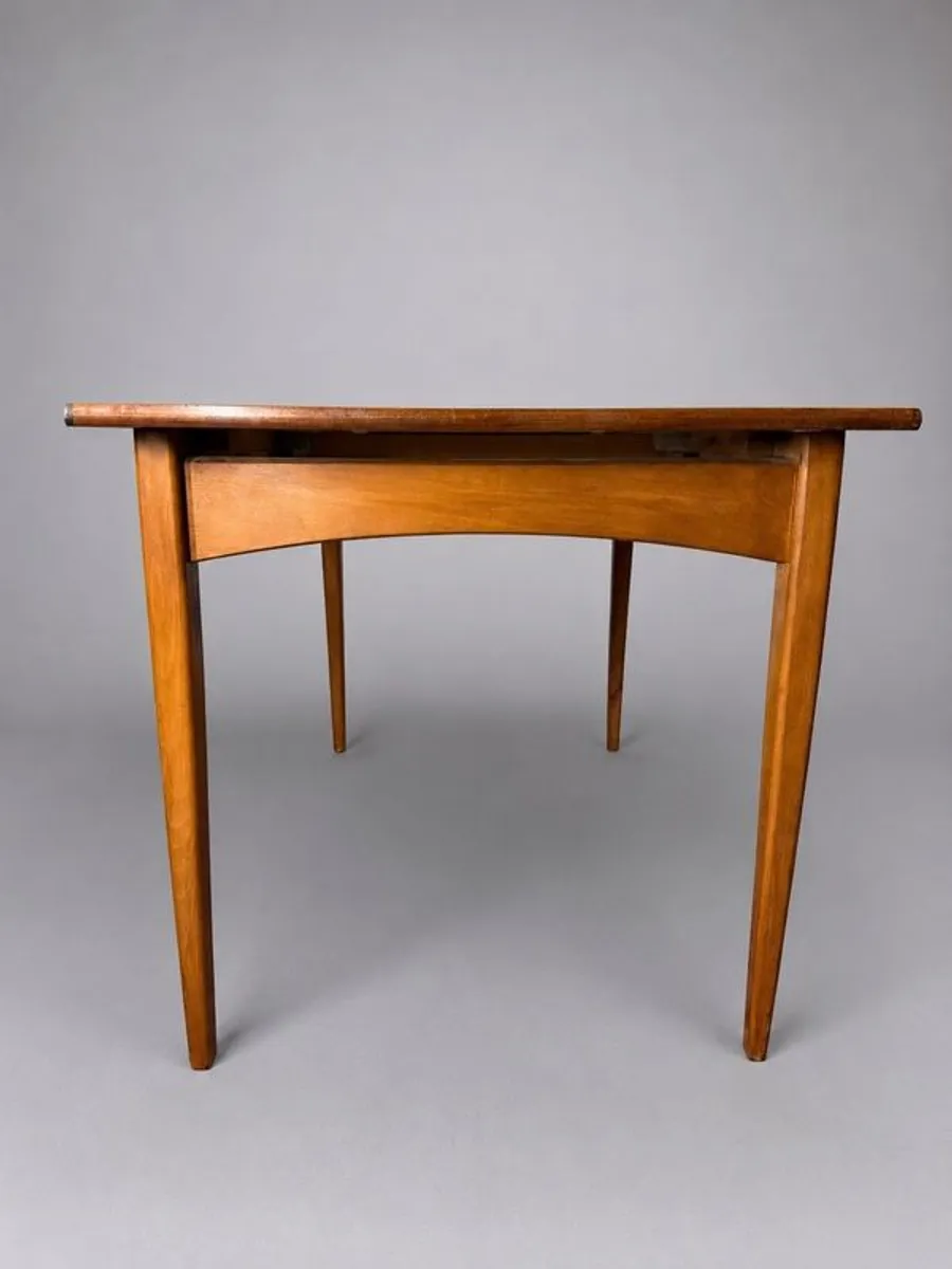 Mid Century Modern Vintage Scandinavian Teak Dining Table - Image 3