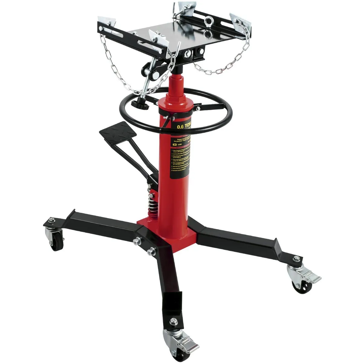 0.6 ton Telescoping Transmission Jack + Foot Pedal - Image 3