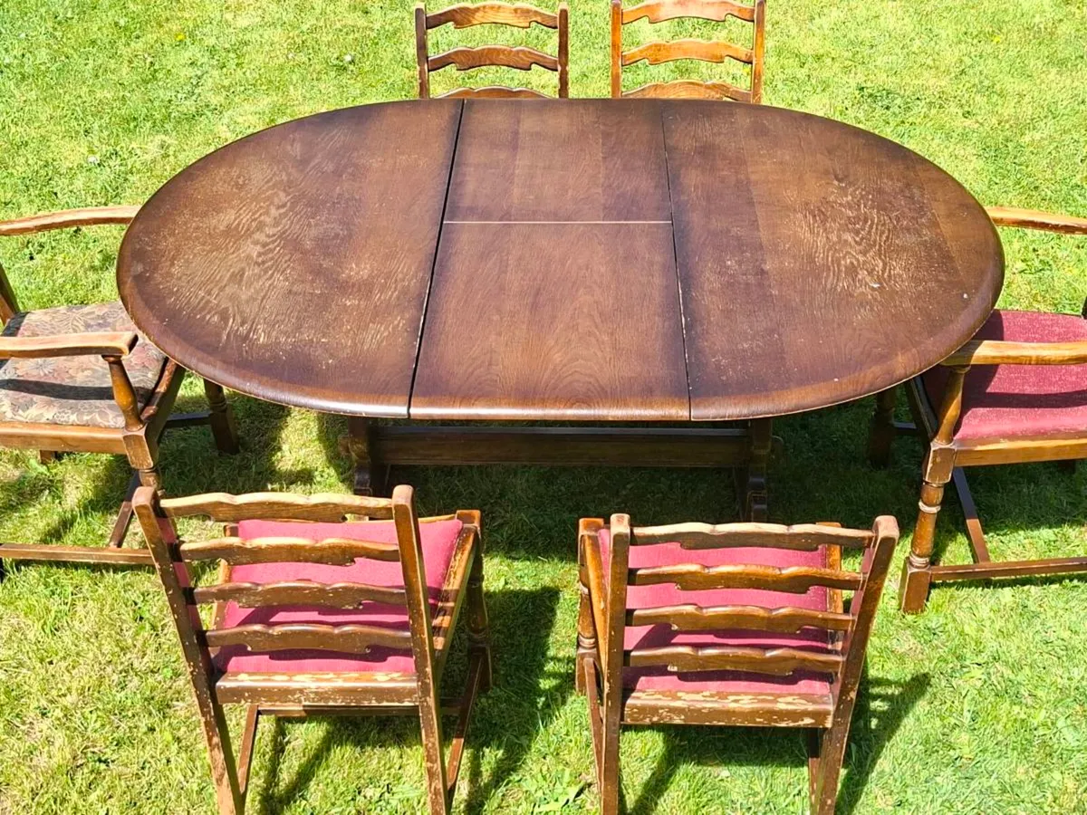 Dining Room Table and  6 Chairs - Image 1