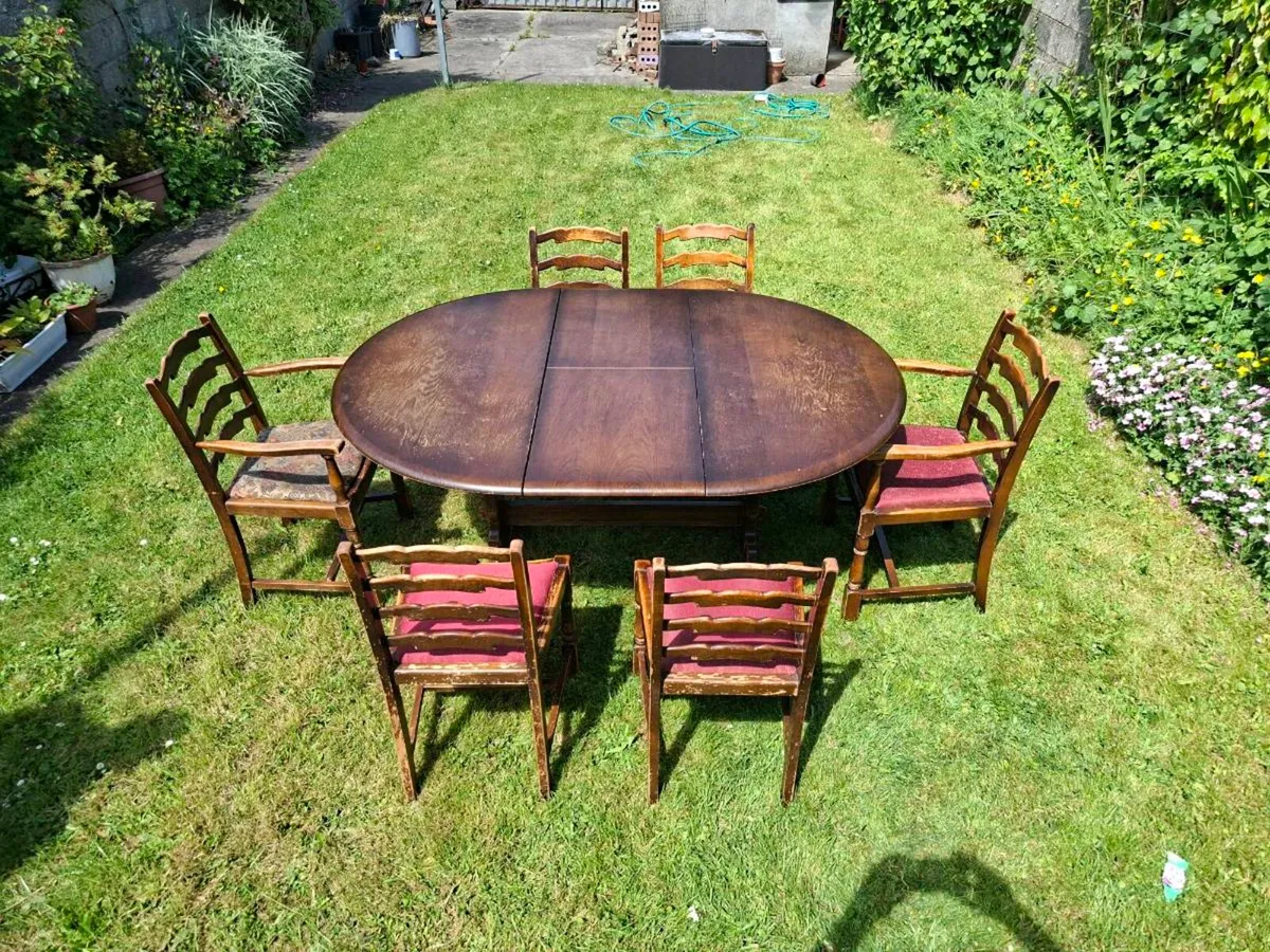 Dining Room Table and  6 Chairs - Image 2