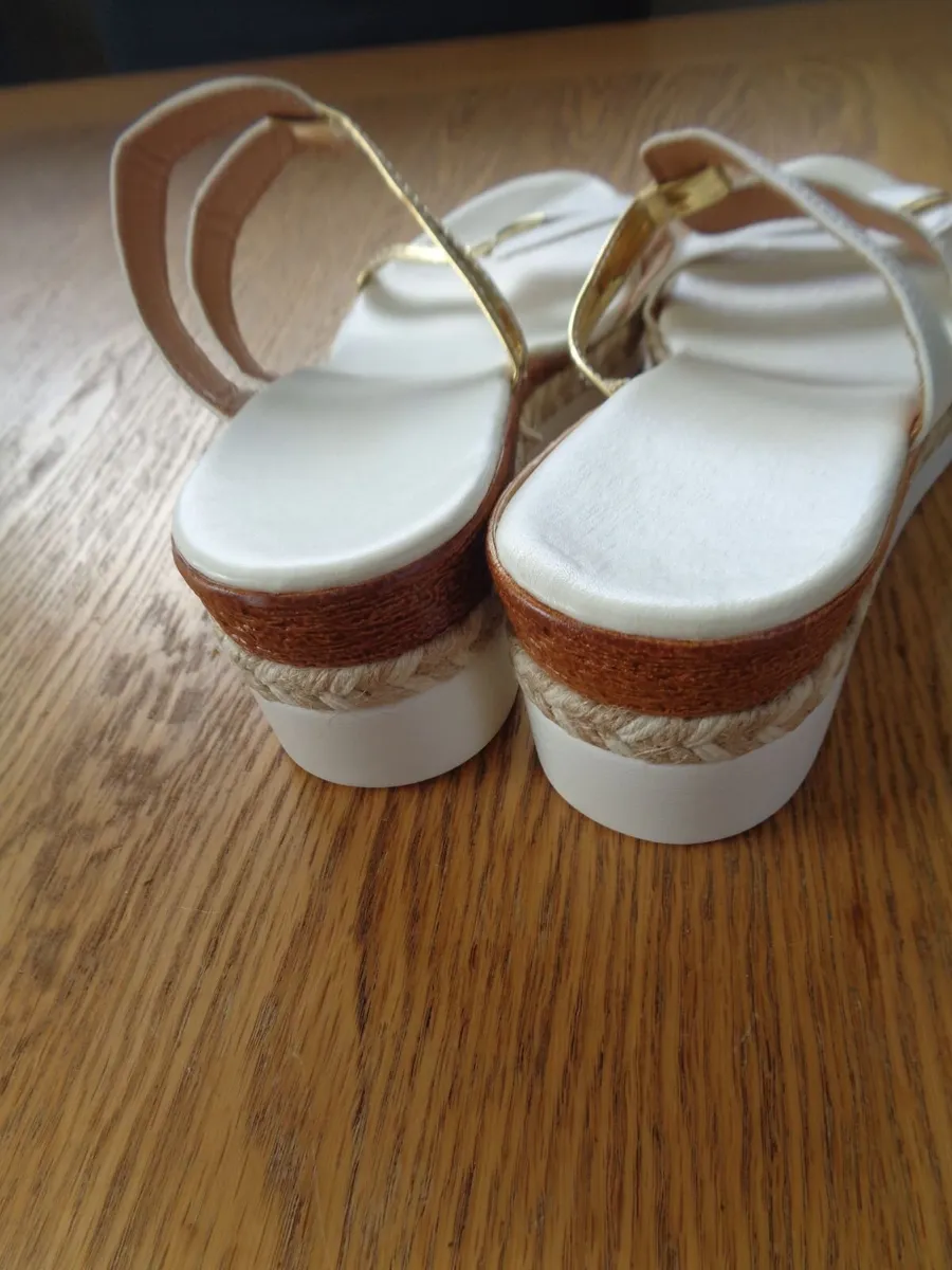 Slip on Platform Wedge Sandals for Sale - Image 4