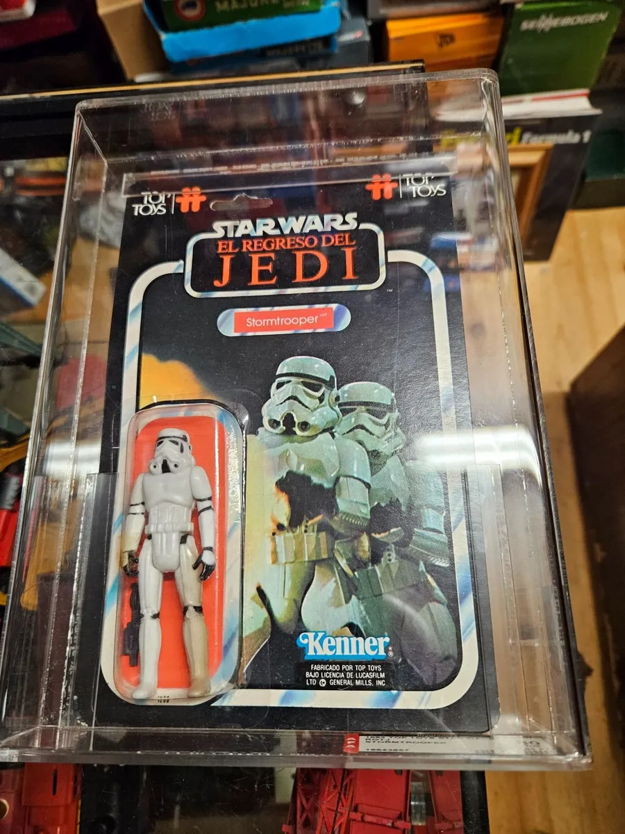 Vintage Star Wars ROTJ Top Toys Stormtrooper AFA80 - Image 4