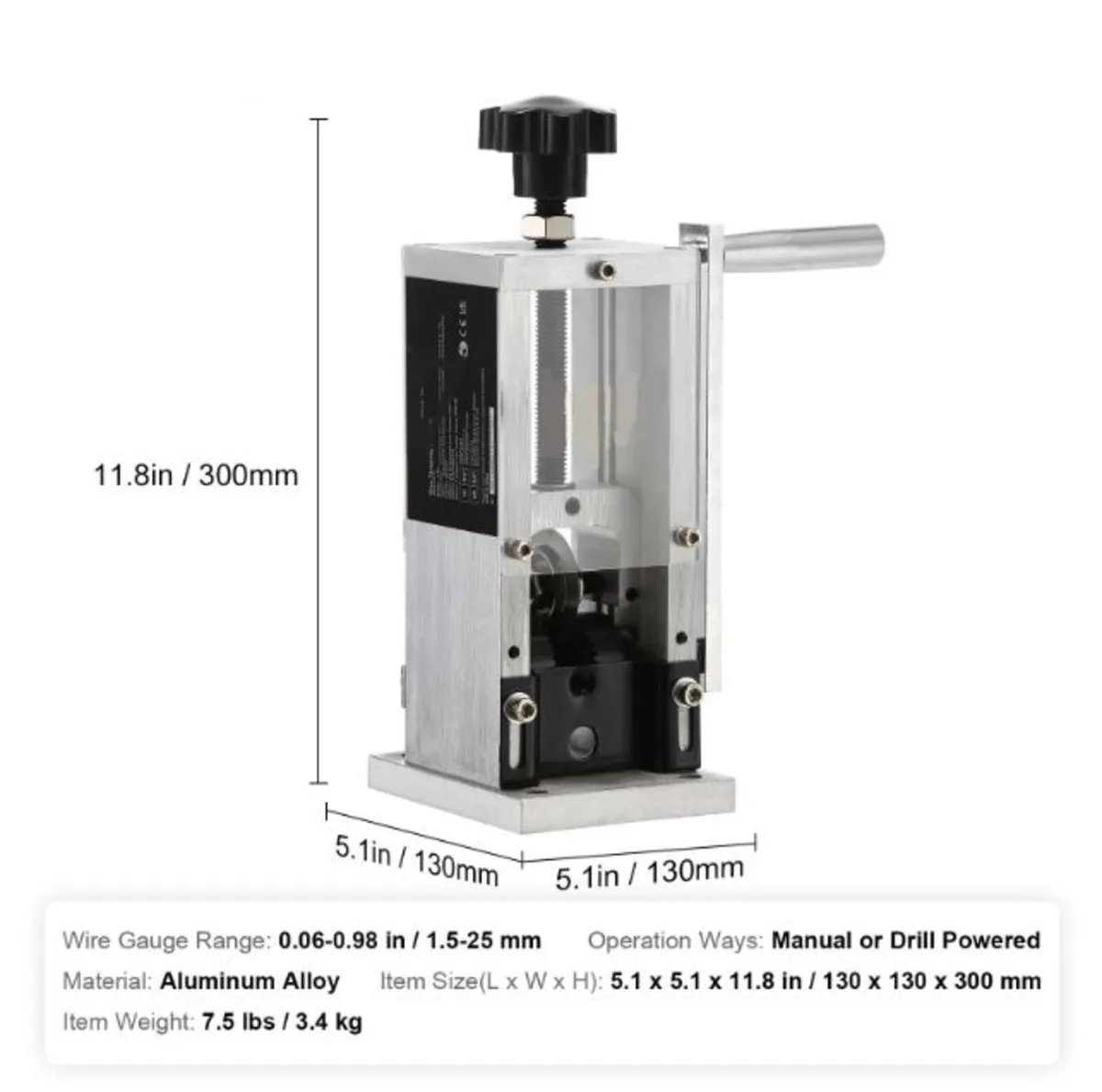 Aluminum Alloy Manual Wire Stripping Machine - Image 2