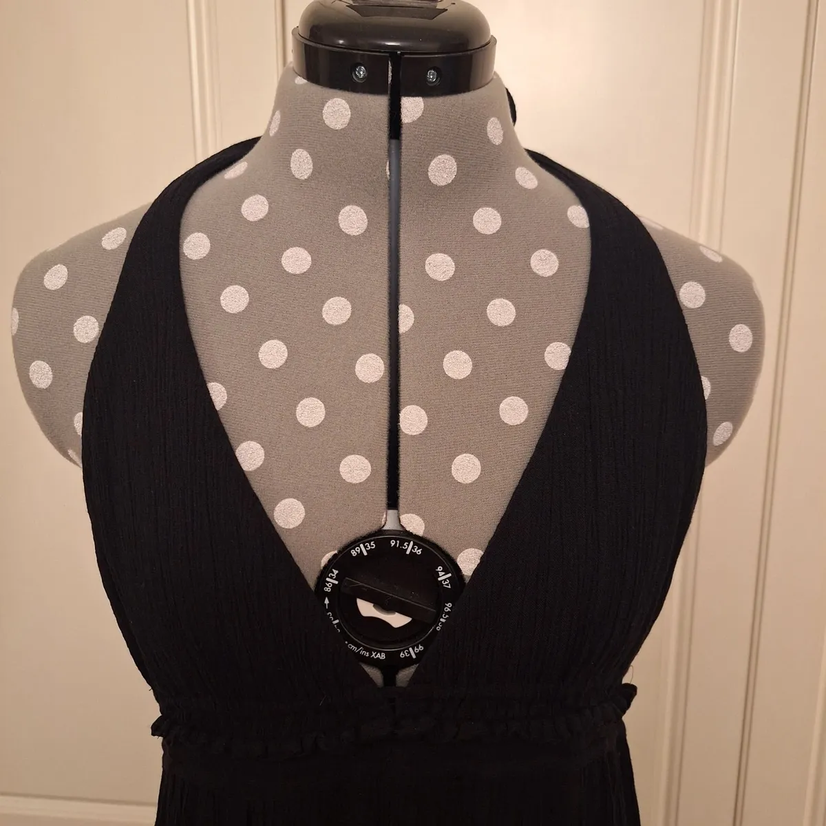 Elegant Black Maxi Dress - Size 8 (Red Herring) - Image 3