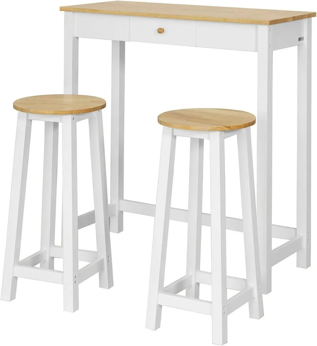 Dining table and 2 Stools - Image 3