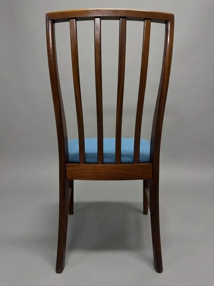 Set of 4 Vintage McIntosh Teak Dining Chairs (Newly Upholstered) - Image 2