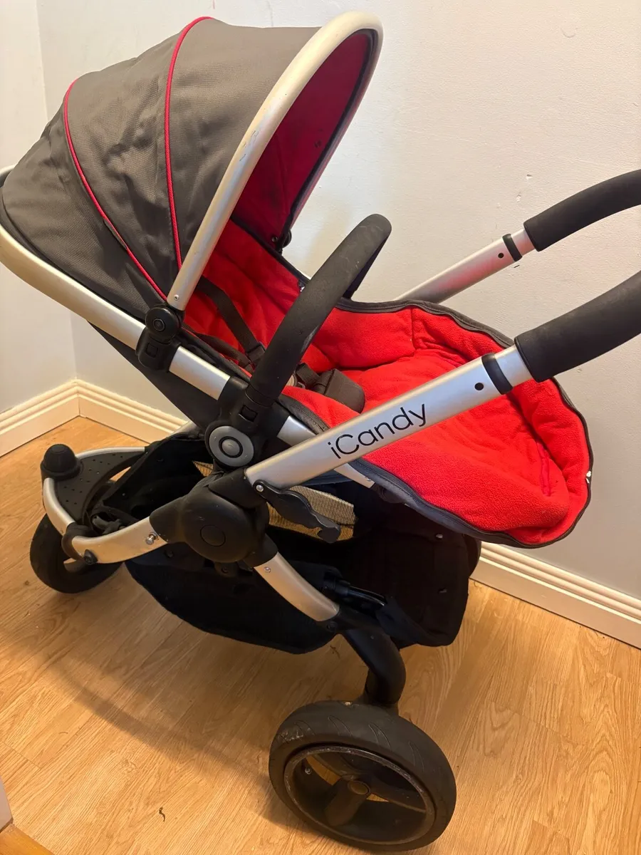 iCandy peach all terrain buggy and bassinet - Image 2