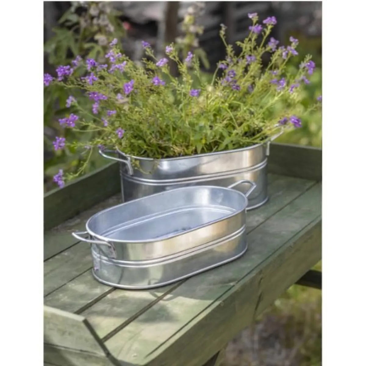Farmington Trough Large – Galvanised Steel – GT17 - Image 1