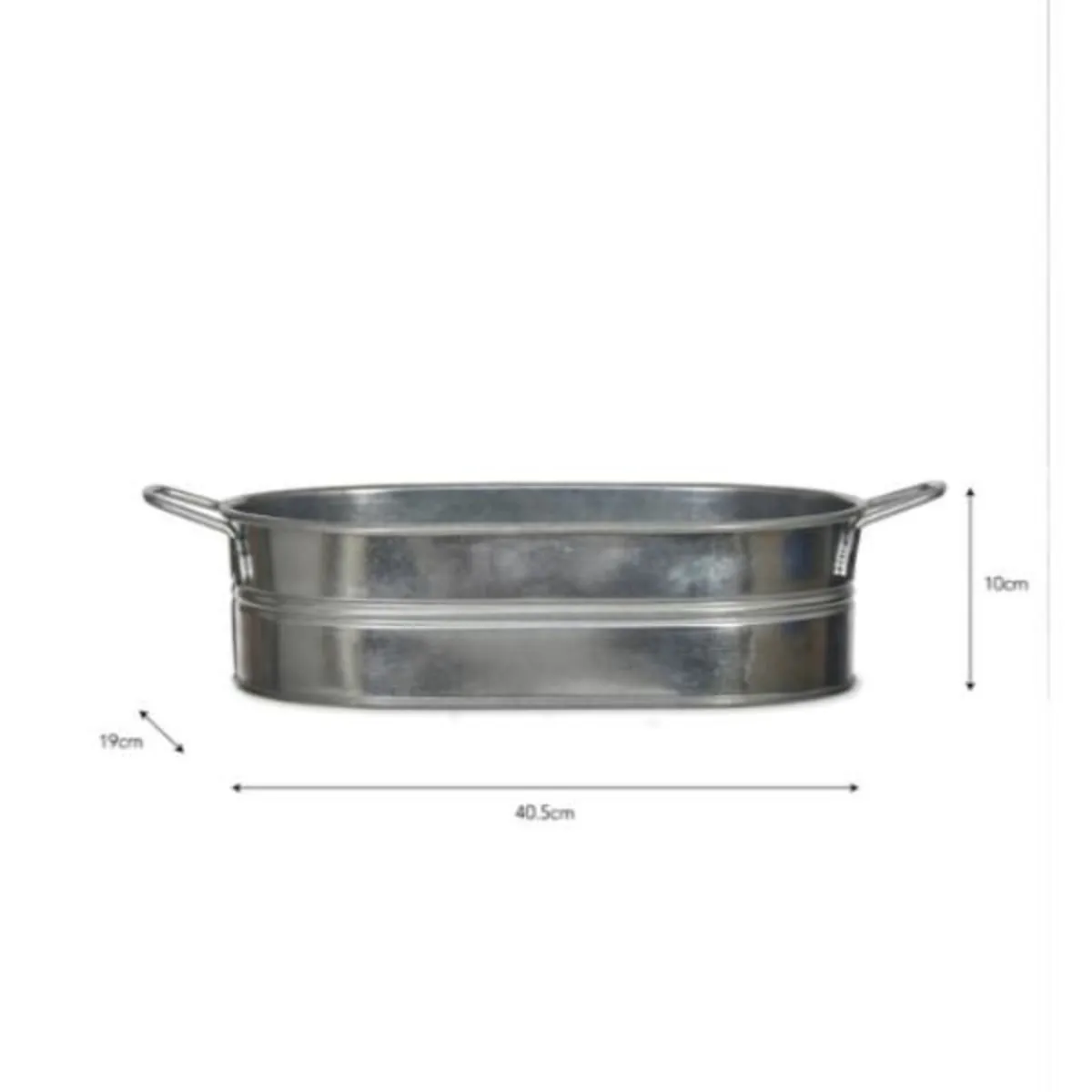 Farmington Trough Small – Galvanised Steel – GT18 - Image 2
