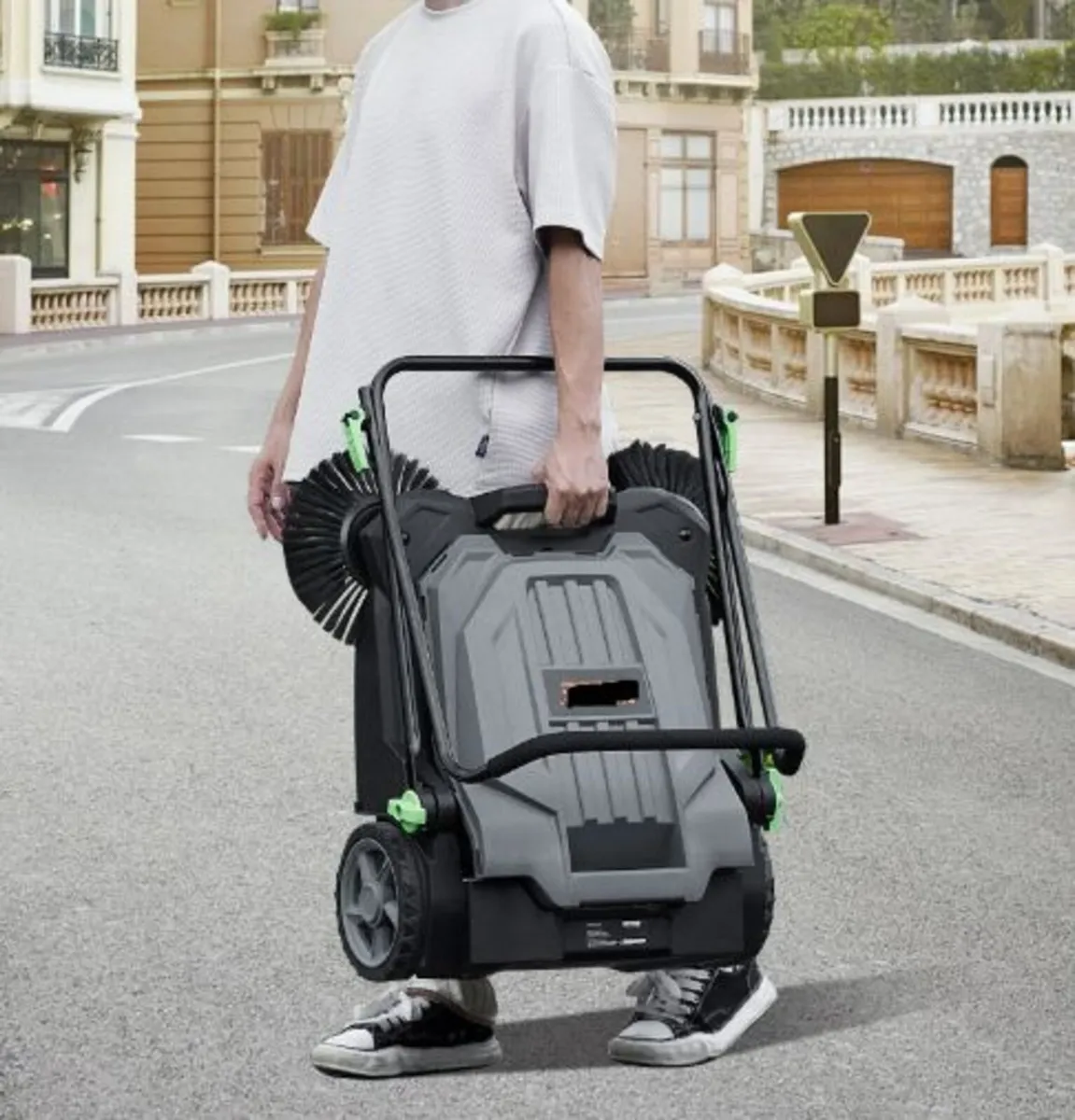 Walk-behind Hand Push Floor Sweeper,65 cm Sweeping - Image 4