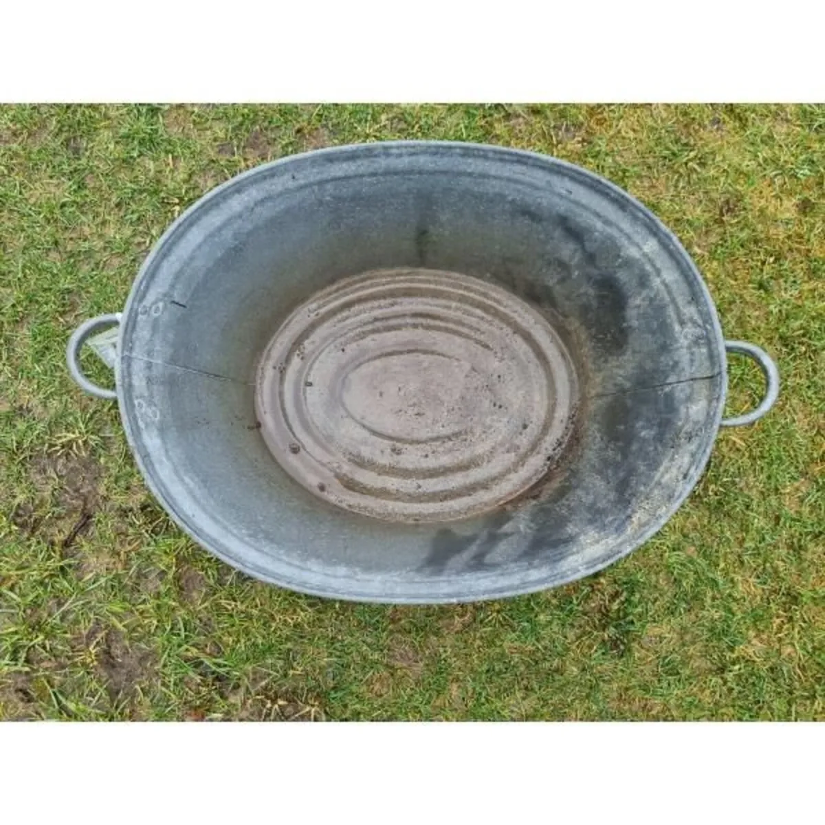 Galvanised Basin KAS1122 - Image 2