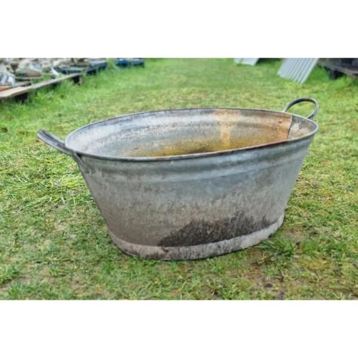 Galvanised Basin KAS1123 - Image 1