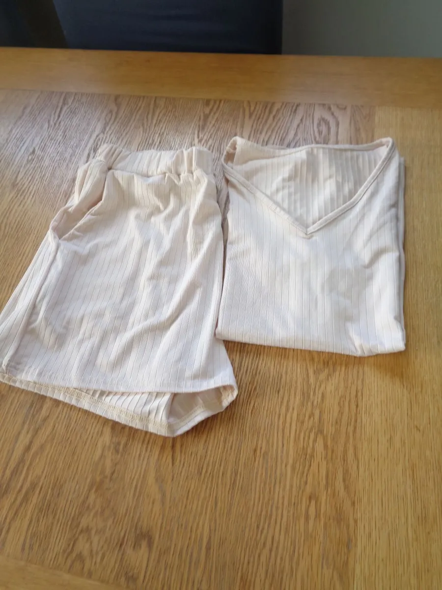 Ladies Co - Ord T-Shirt and Shorts Set for Sale - Image 1