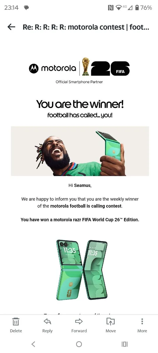 Motorola Razr 2026 Fifa World Cup Edition - Image 1