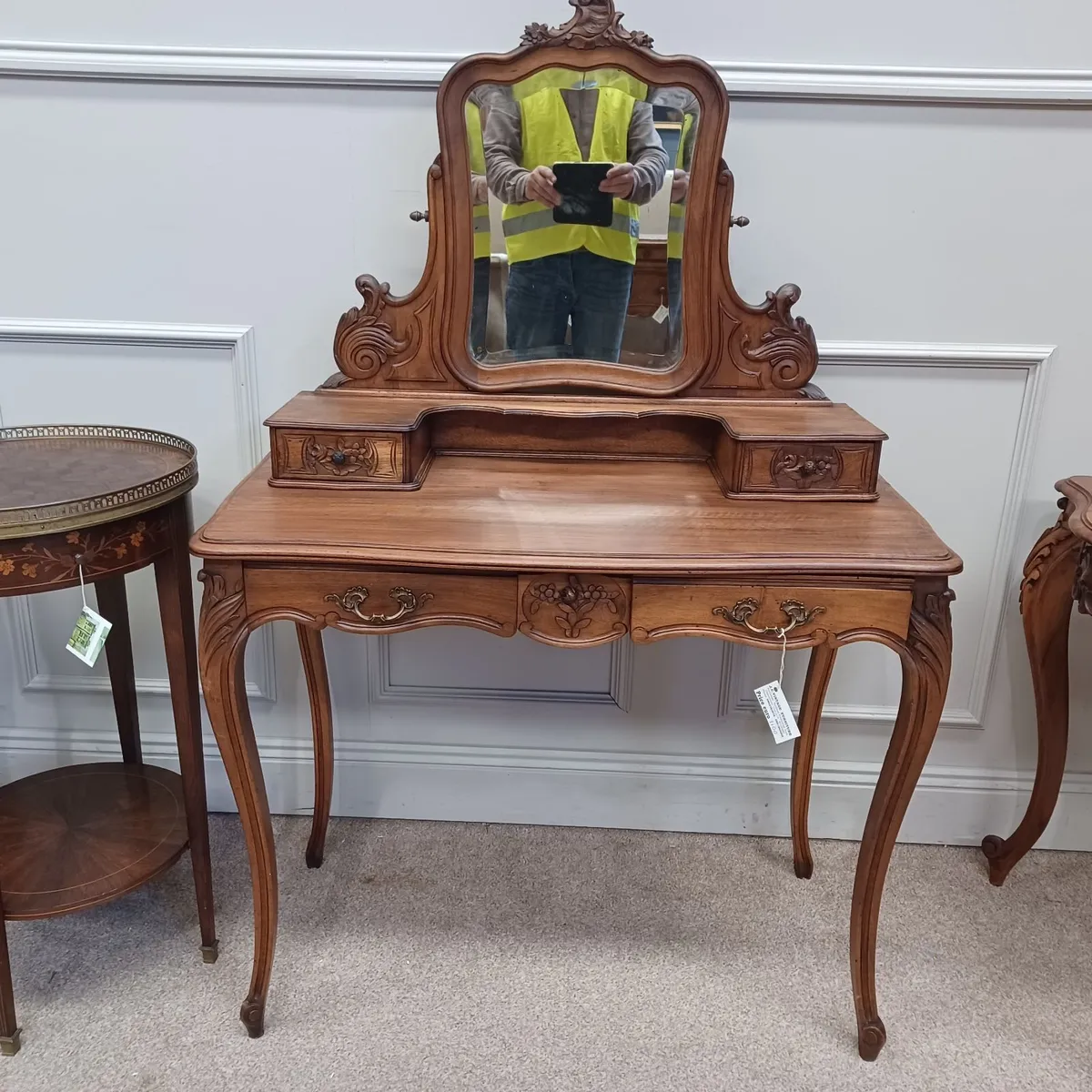 Antique Louis XV Style Dressing Table - Image 2