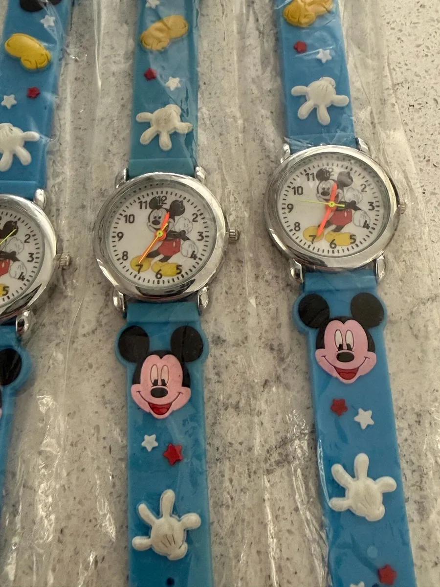 3 x Micky Mouse Children’s Watch - Image 1