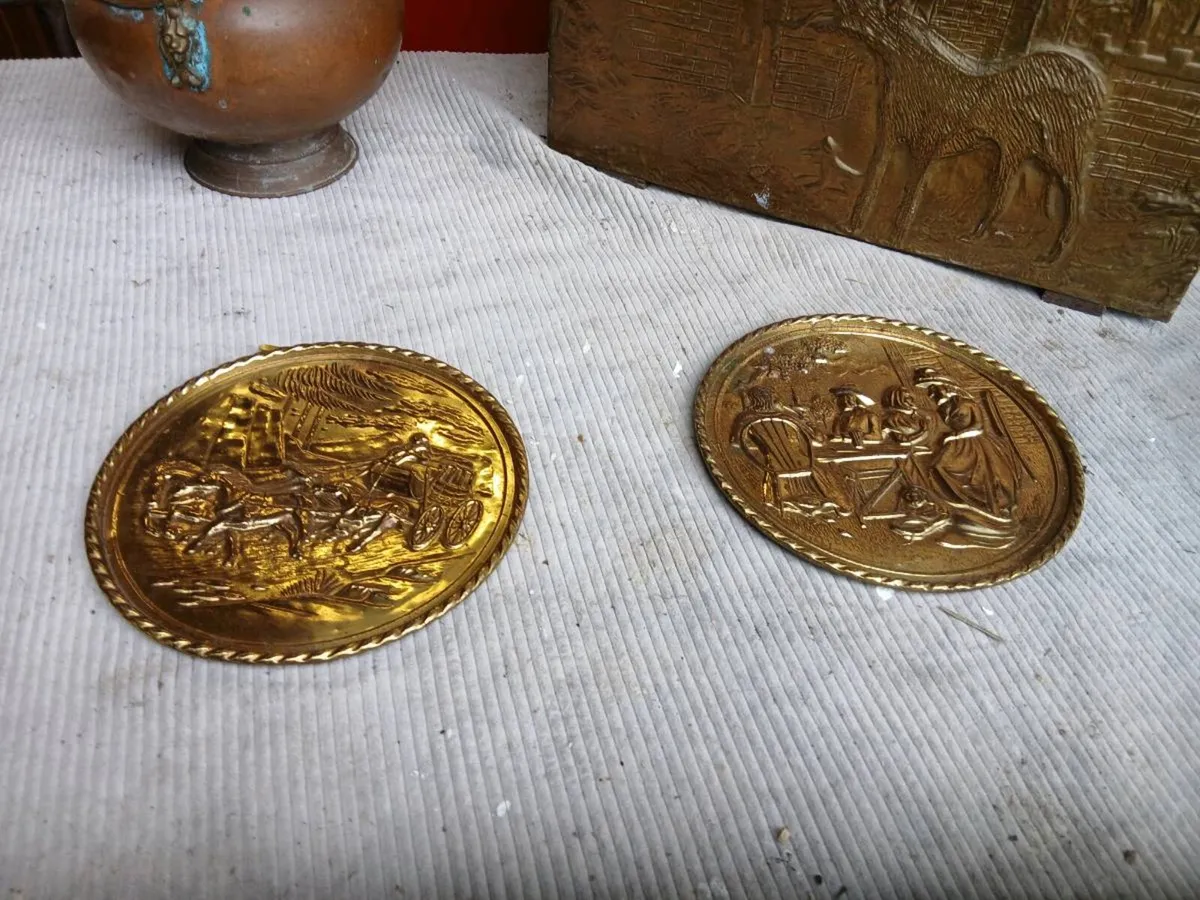 Collection of vintage fireplace items - Image 3