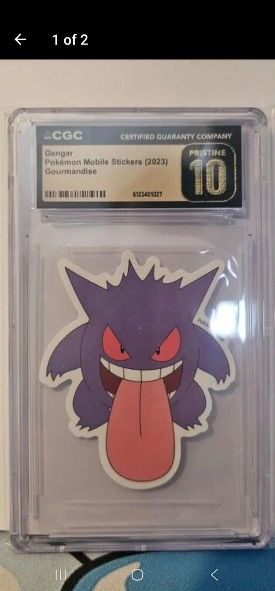 Pokemon Gengar Cgc Pristine 10 - Image 1