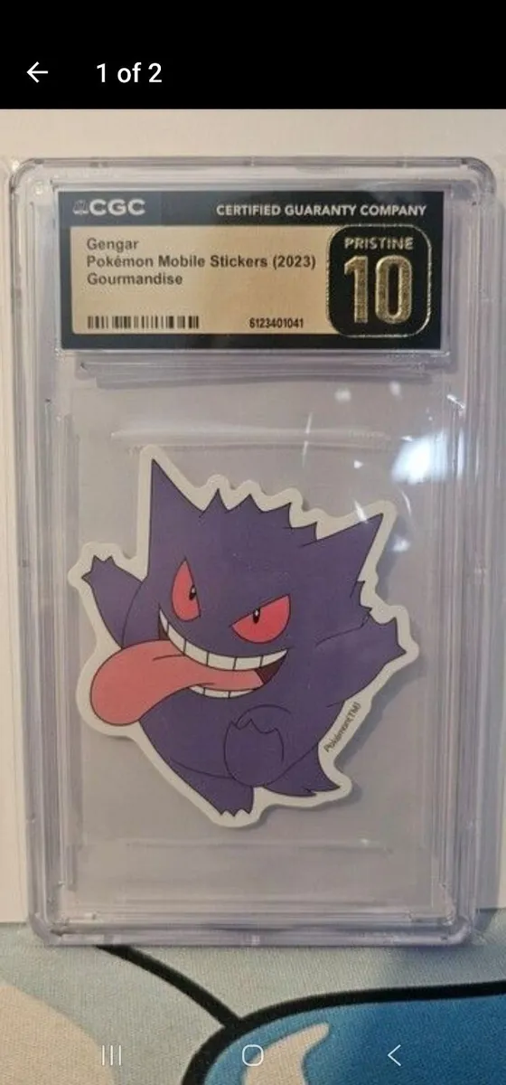 Pokemon Gengar Cgc Pristine 10 - Image 1