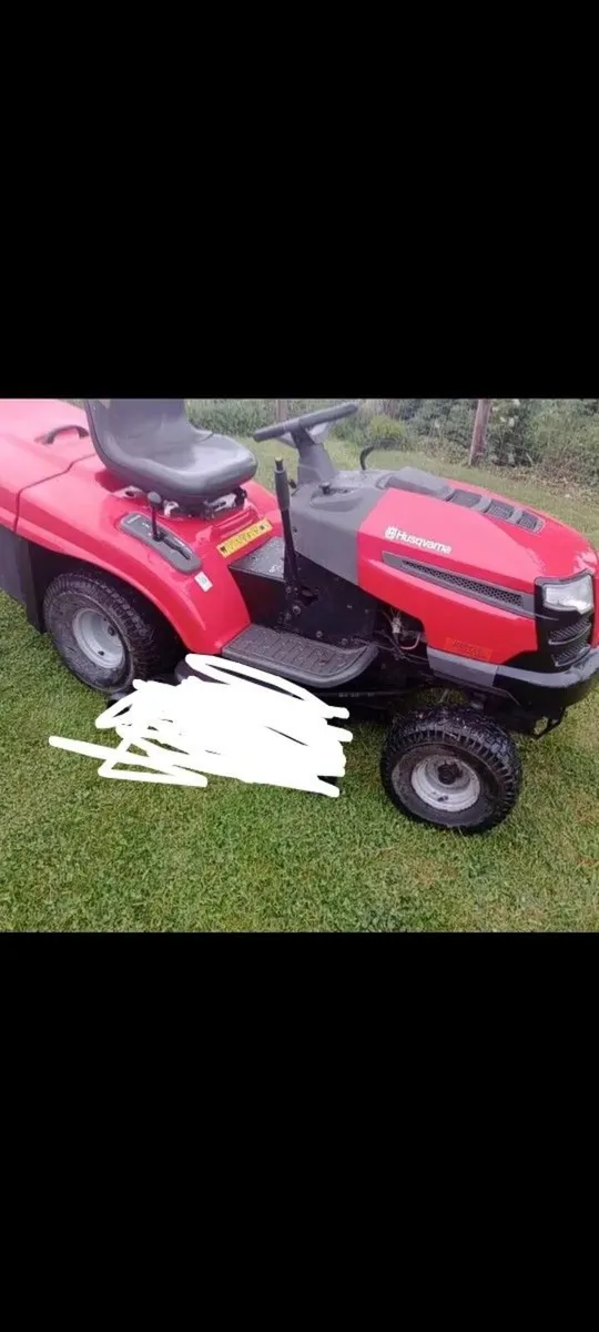Husqvarna ride on lawnmower - Image 1