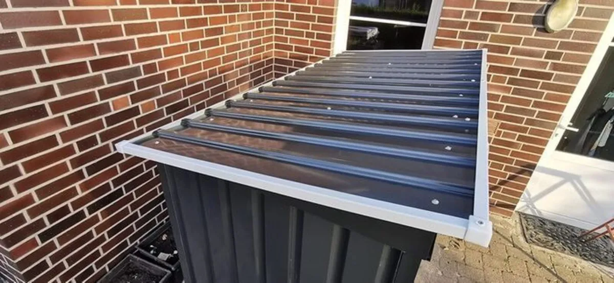 Metal Garden Shed 6.1ft x 5.4ft x 3ft with Slidin - Image 2