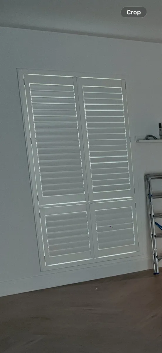 White Window Shutter Blinds - Image 3