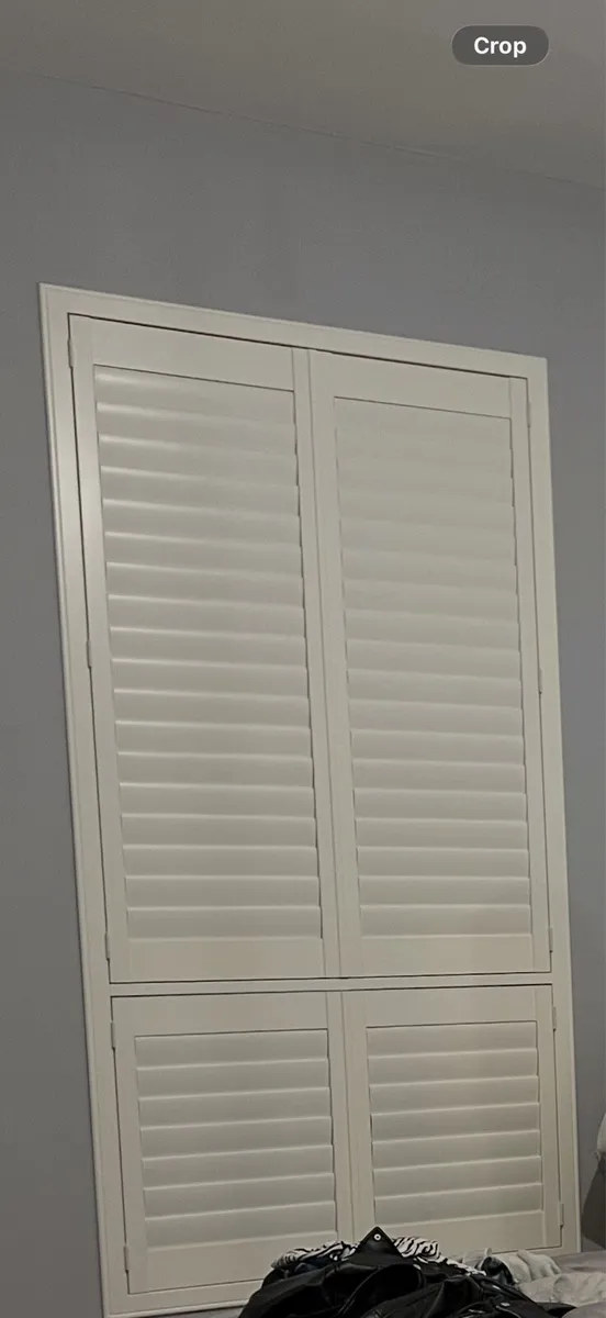 White Window Shutter Blinds - Image 2