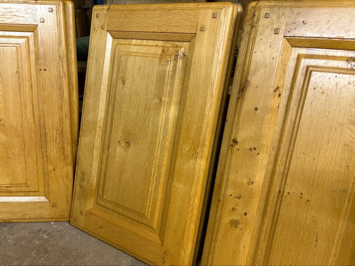 Solid oak kitchen doors - Image 3