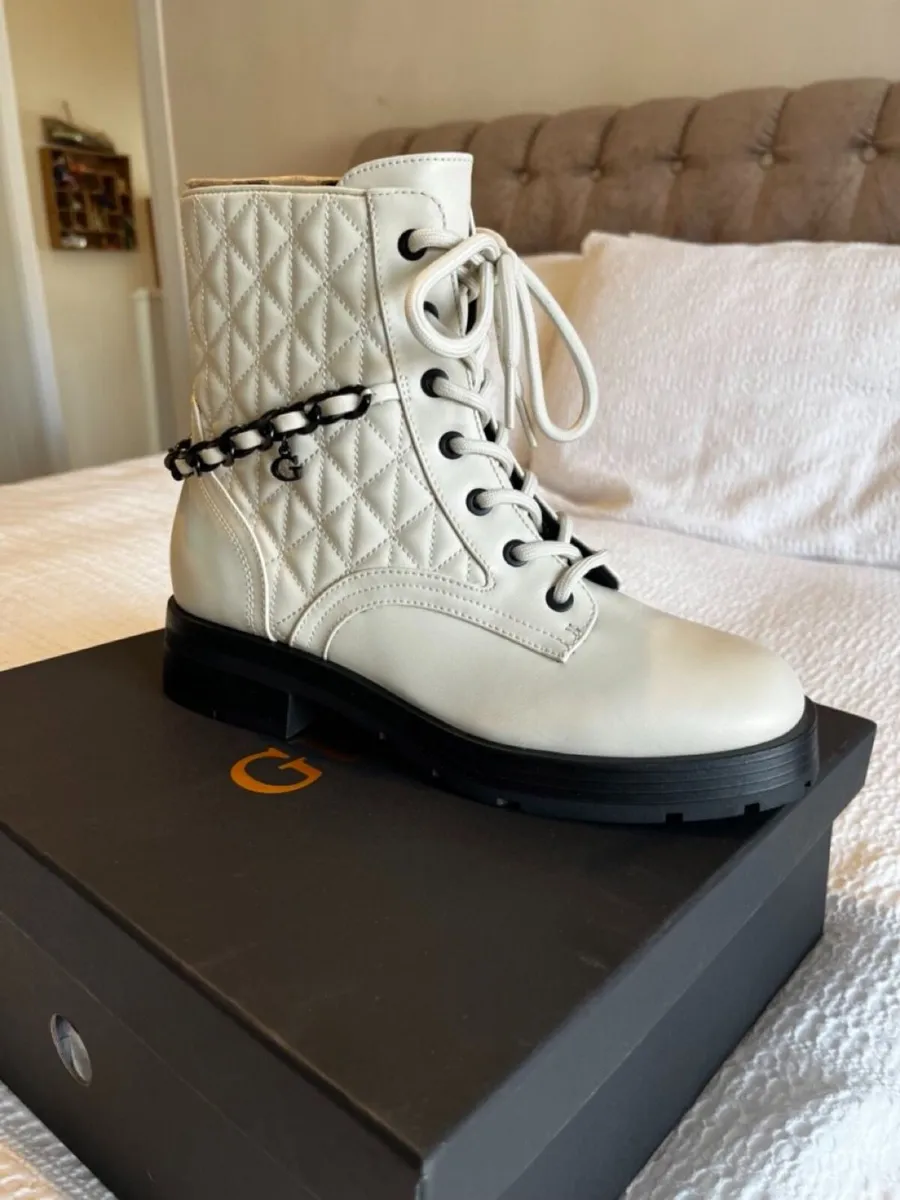[New!] Guess Military Combat Boots - Image 1