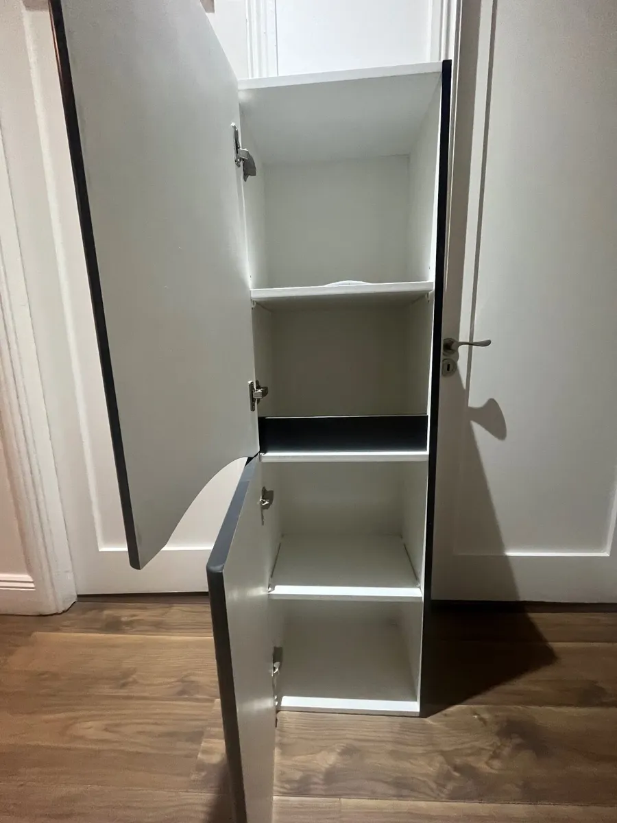 Bathroom Tall Boy Cabinet New - Image 4