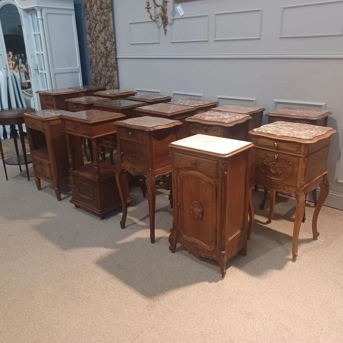 French antique bedside tables - Image 1