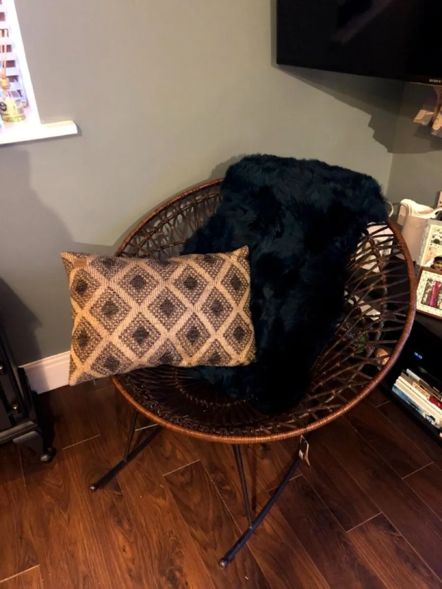 Designer Wicker Rocking Chair [WooDesign] - Image 1