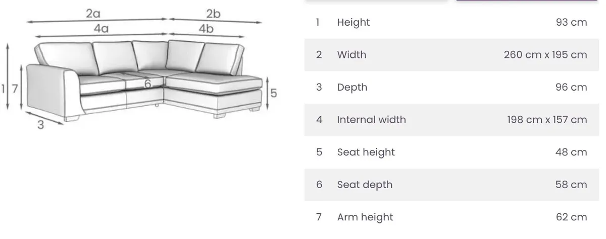 DFS Orka Corner Sofa - Excellent Condition - Image 3