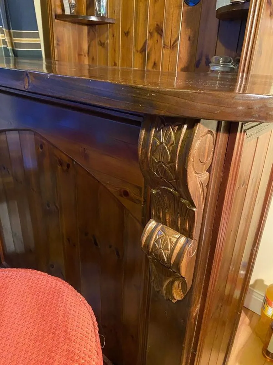 Solid Pine Home bar - Image 3