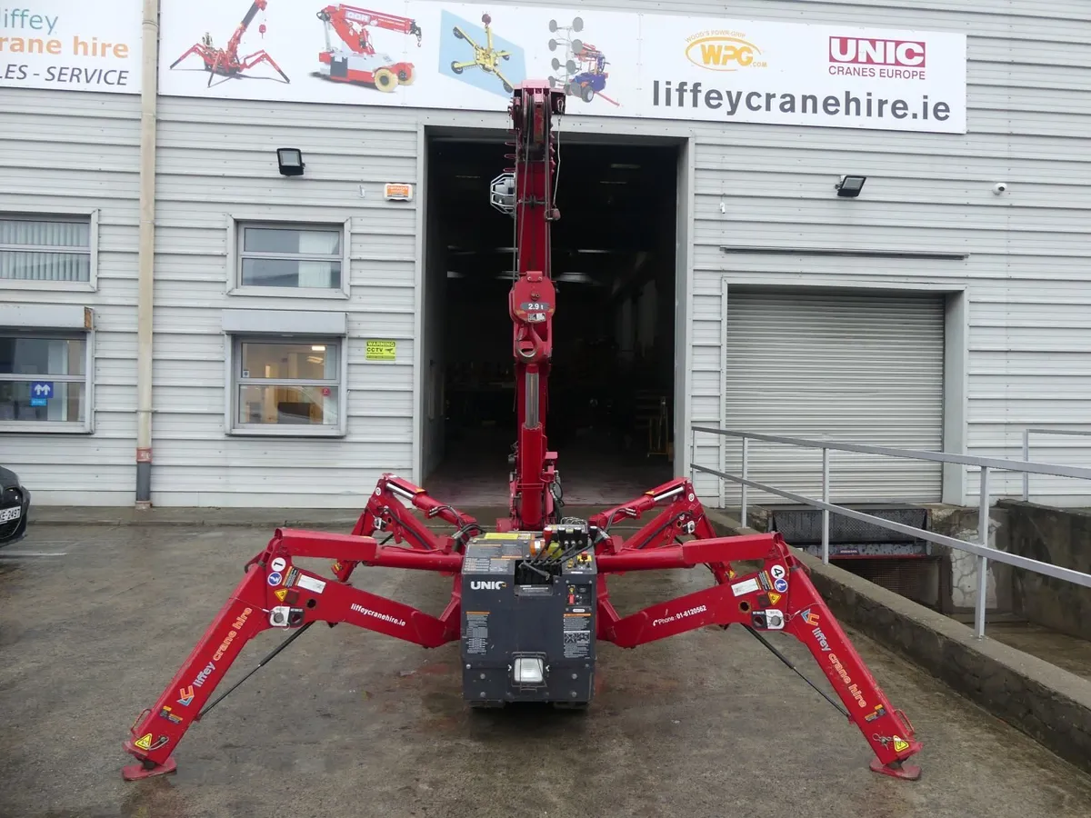 USED UNIC Spider Crane's for sale - Image 1