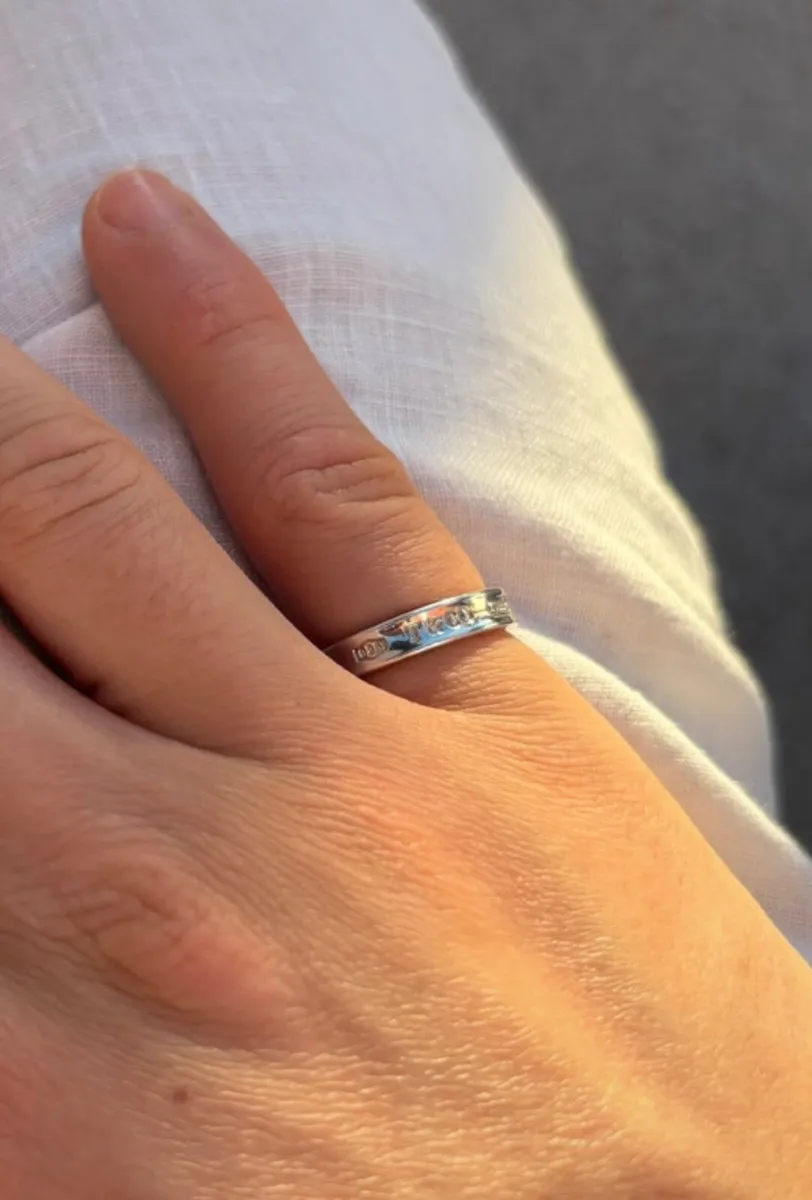 Tiffany & Co Tiffany 1837 Ring in Silver, Narrow - Image 2