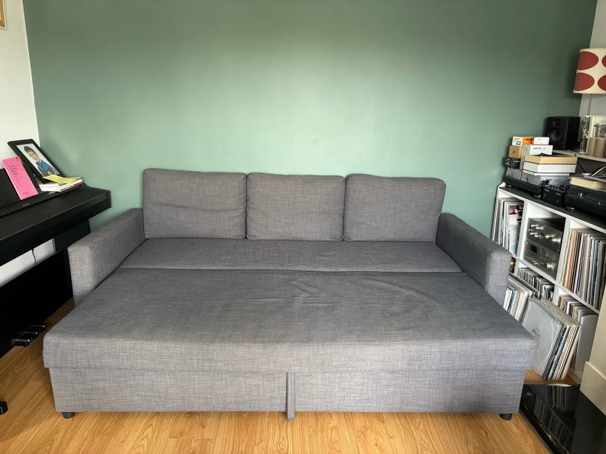 IKEA 3 seater sofa bed - Image 3