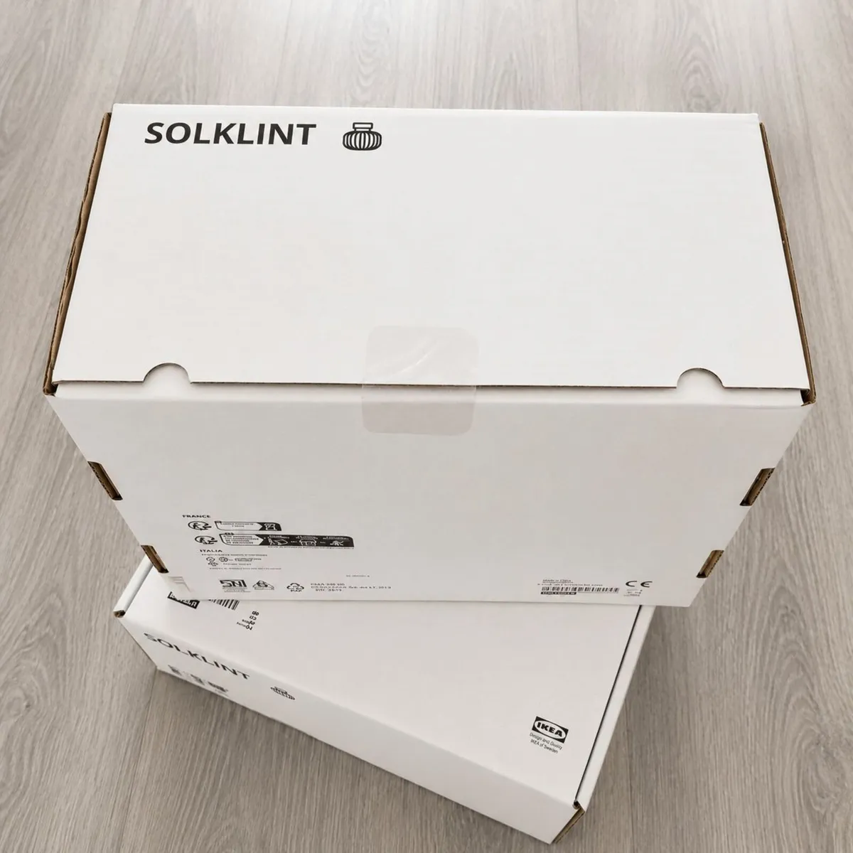 2 x IKEA SOLKLINT Ceiling Lamps - BRAND NEW - Image 1