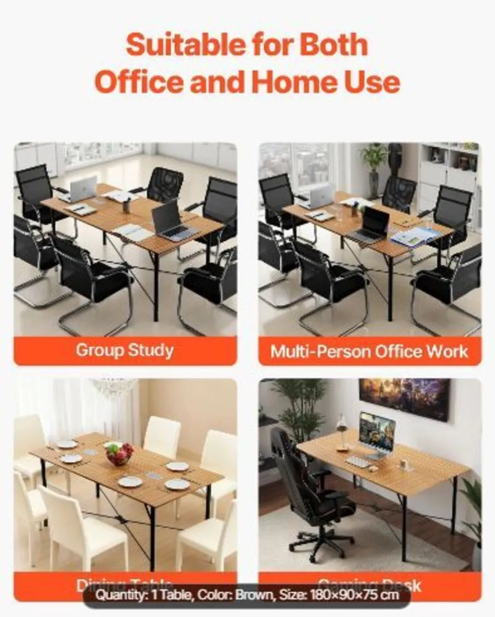 Conference Table, 1800 mm Office Meeting - Image 2