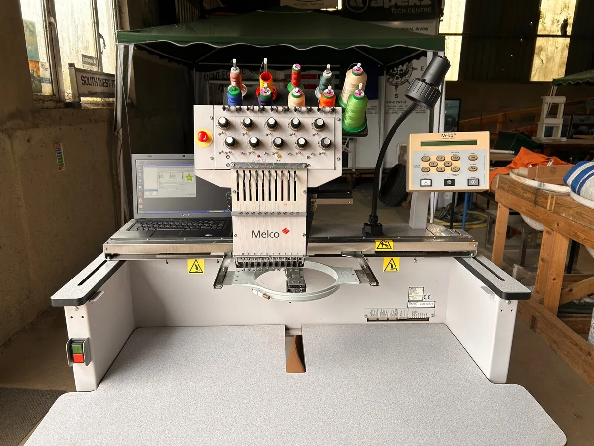 Melco single head embroidery machine - Image 4