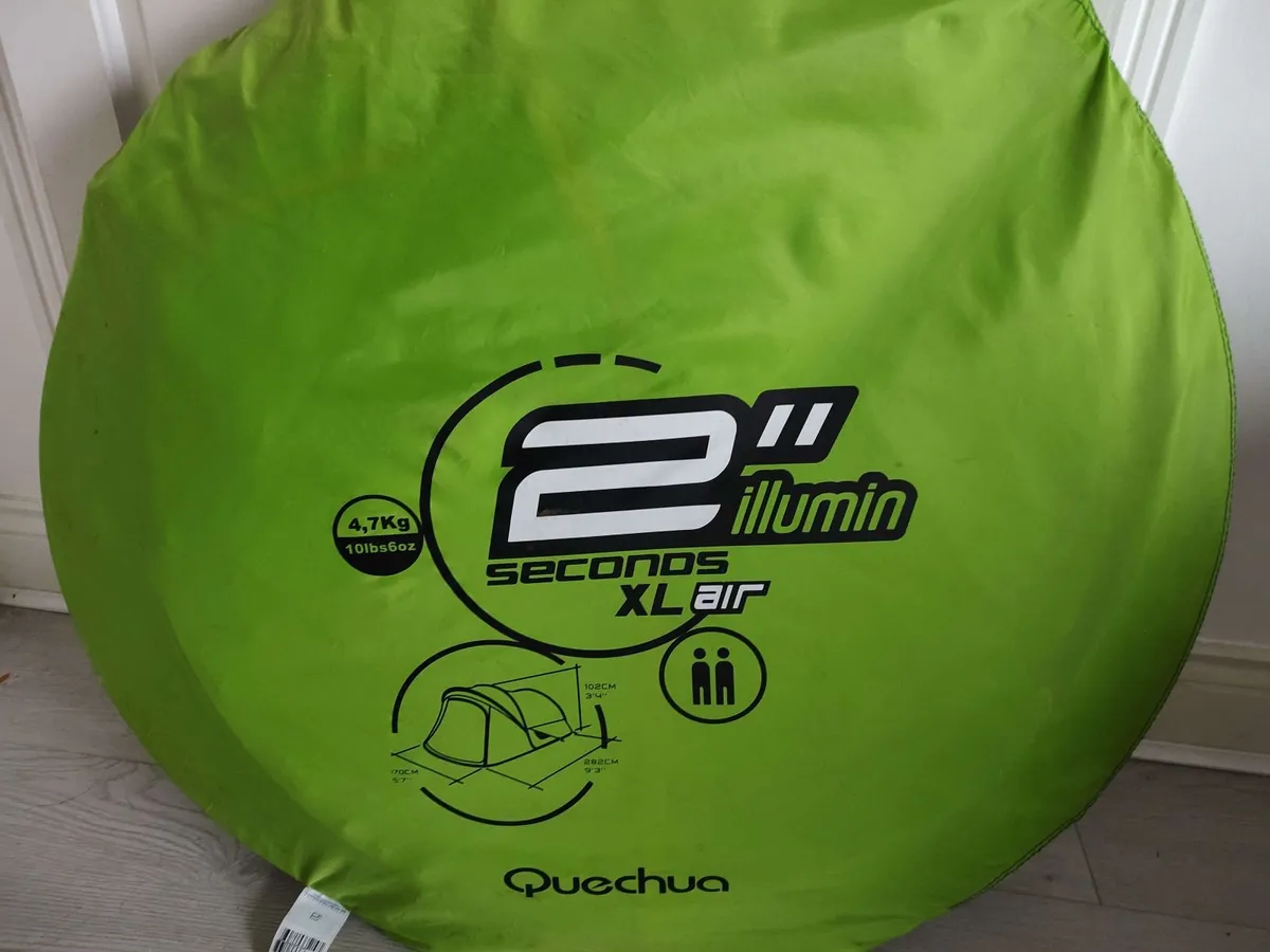 Quechua 2 Seconds XL Air Illumin Fresh Pop Up Tent - Image 2