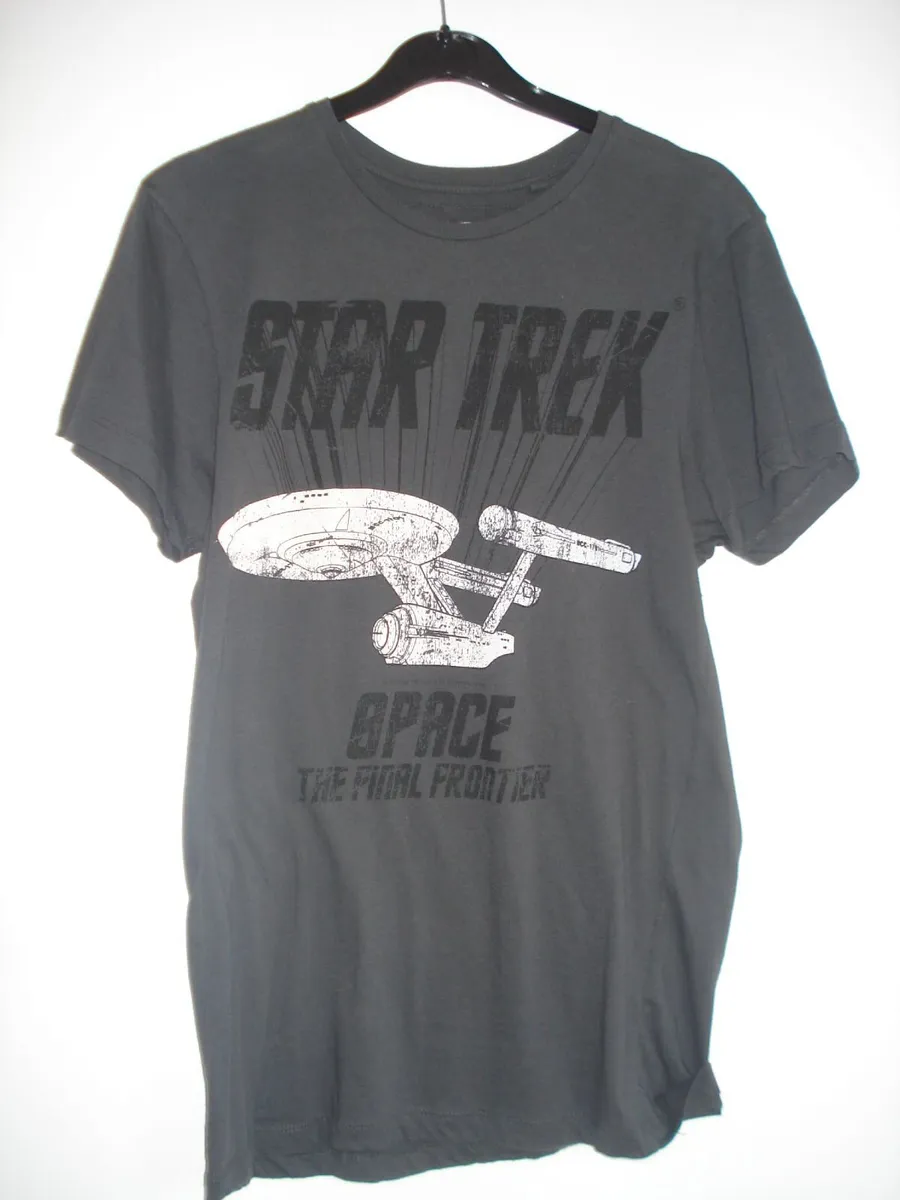 VINTAGE STAR TREK THE FINAL FRONTIER T-SHIRT. - Image 1