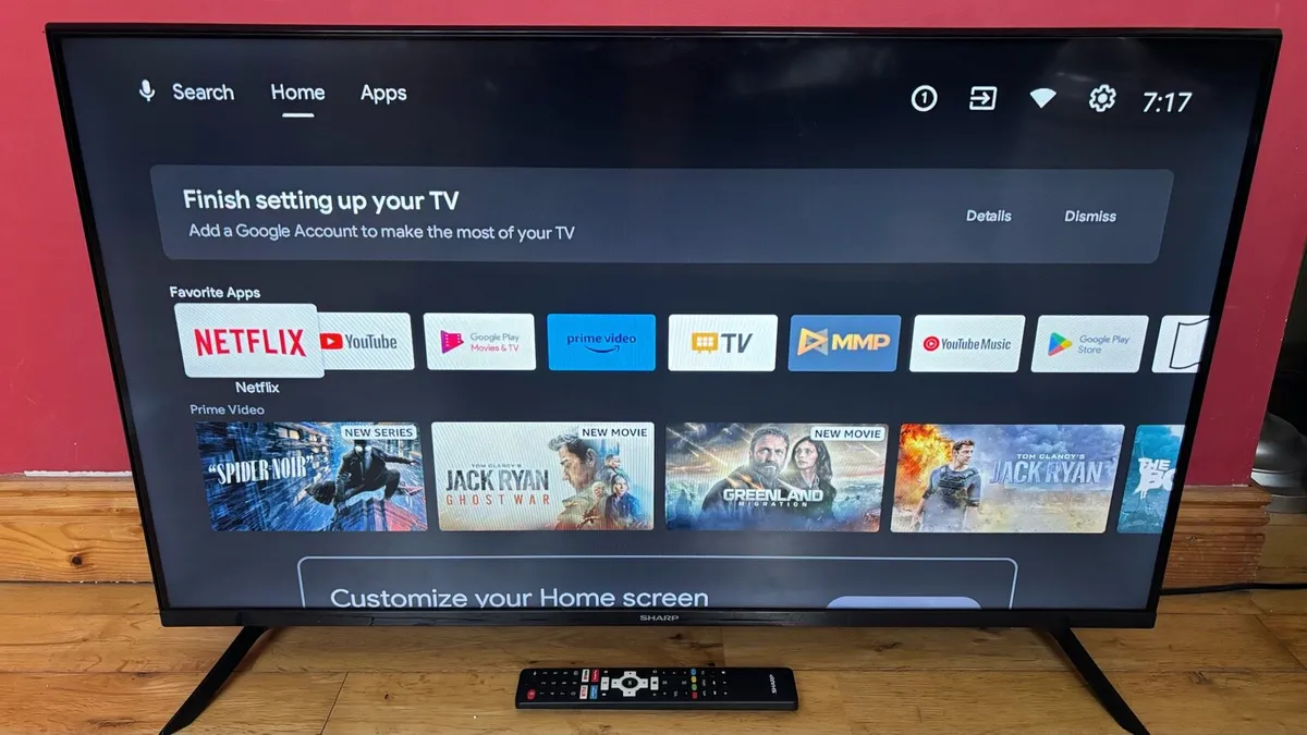 40” Sharp Smart Android TV - Image 3