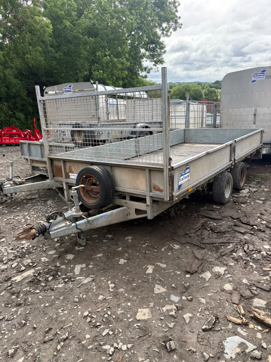 Ifor Williams 14ft dropside trailer - Image 1