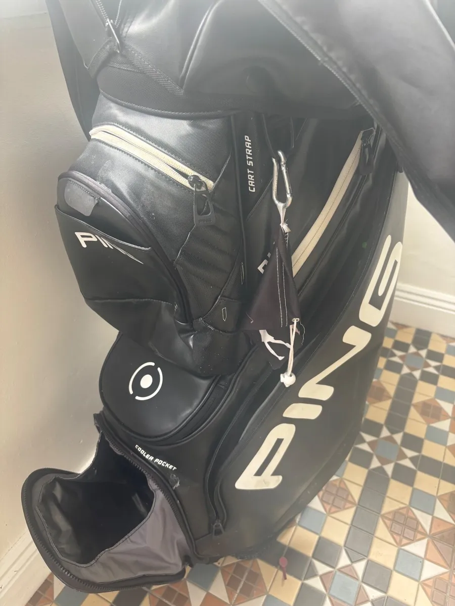 Golf clubs and Ping Bag - Image 1